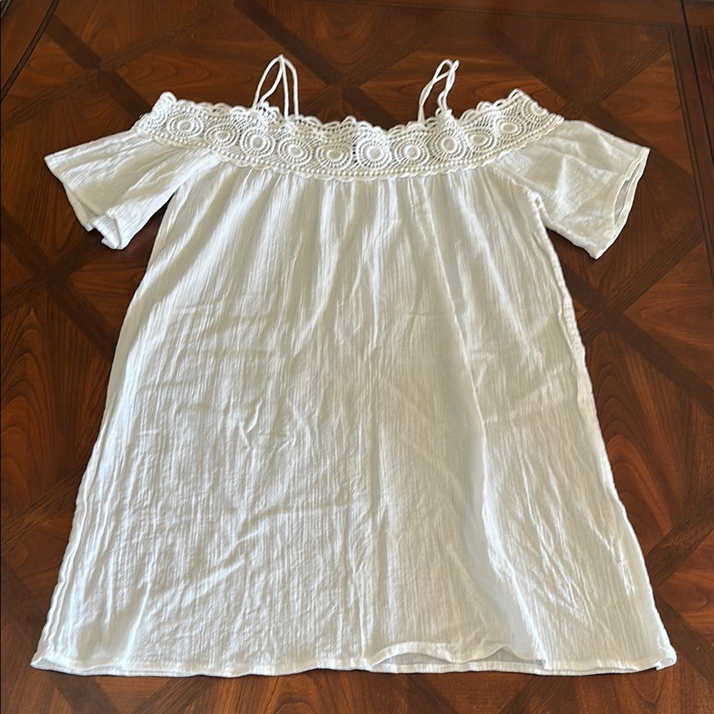 La Blanca Off White Coverup S/M size